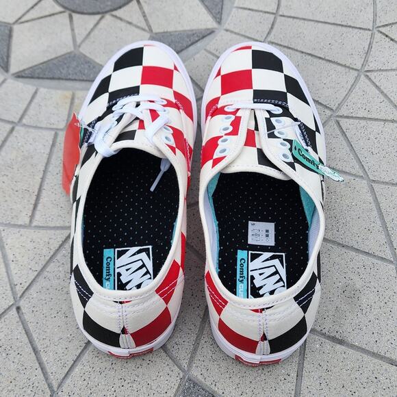 Vans Authentic Comfycush Checkered Low Top Sk8 Sneakers Unisex - Picture 7 of 11